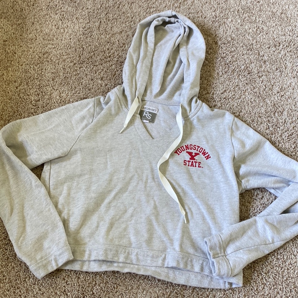Youngstown state cropped hoodie